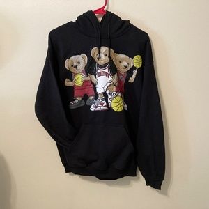 Chinatown Market "Chicago Bulls" Black Hoodie - Sweatshirt Size M